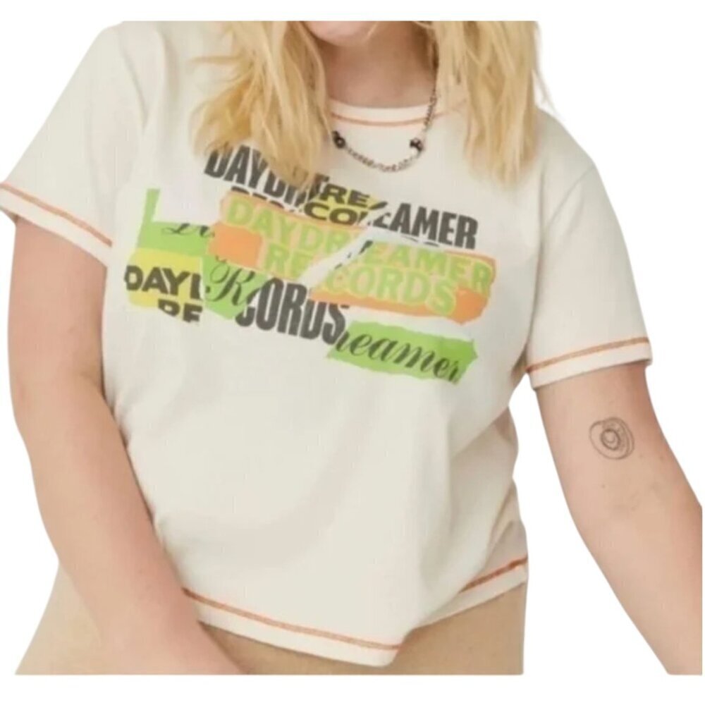 Daydreamer Ransom Note Shrunken Tee I Size: 1X